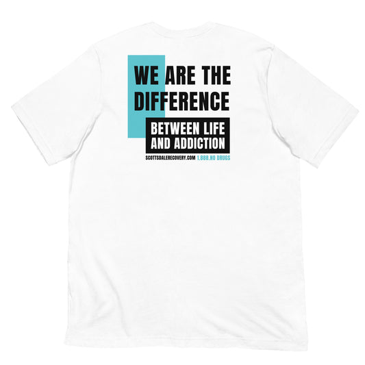 We Are The Difference Stack Unisex T-shirt - White
